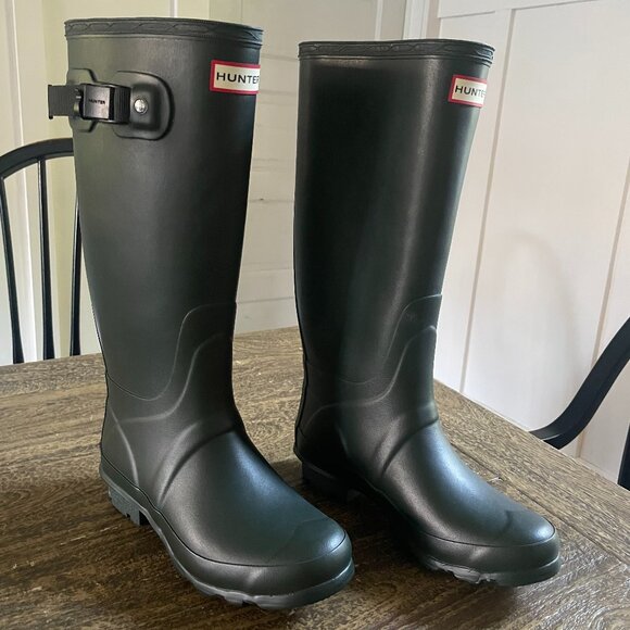 Hunter Huntress boots - Dark Green NEW! - Picture 1 of 3